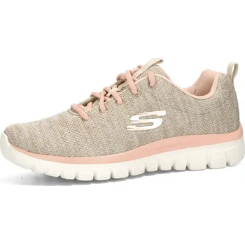 Dámská obuv Skechers dámské komfortní tenisky - béžovo hnedé