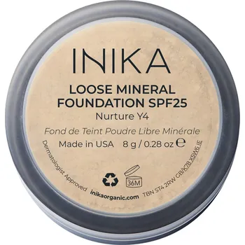 Přípravek na tvář Inika Organic Přírodní sypký minerální pudrový make-up s SPF 25 - 8 g Barva: Nurture