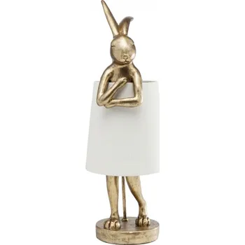 Lampička KARE Design Stolní lampa Animal Rabbit Gold