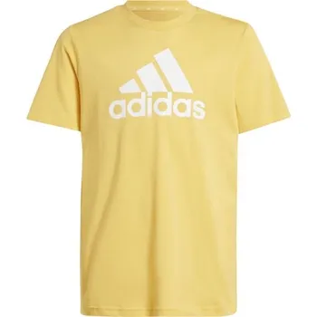 Juniorské tričko adidas ESSENTIALS BIG LOGO T-SHIRT 140 Žlutá, Bílá