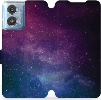 Pouzdro na mobilní telefon Flipové pouzdro Mobiwear - Motorola Moto G24 Power - V147P Mlhovina (Knížkové flip pouzdro, obal, kryt na mobil Motorola Moto G24 Power - V147P Mlhovina, materiál Umělá kůže + TPU - ochrana 360°, stojánek, silikonová vanička, magnetické zavírání)