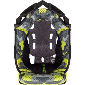 Helma na motorku klobouk interiéru pro přilbu AVIATOR 3, AIROH - Itálie (camo šedý) S