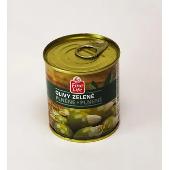 oliva Olivy zelené s mandlí - fine line - 200g