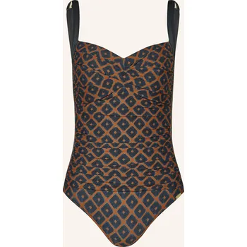 Dámské plavky Charmline Dámské Tvarující Plavky Tobacco Fields, černá /...