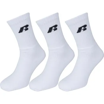 Pánská móda Sportovní ponožky Russell Athletic SOCKS 3PPK 39/42 Bílá, Černá