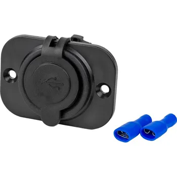 Elektrická zásuvka Zásuvka přístrojová 2x USB 3.1A, 12 / 24V, CARMOTION