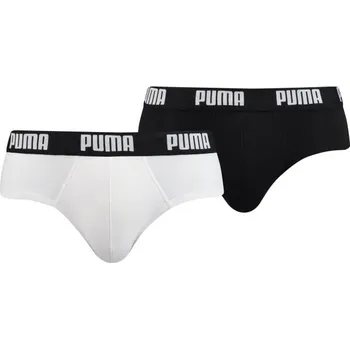 Slipy Puma Pánské slipy BASIC BRIEF 2P S Bílá