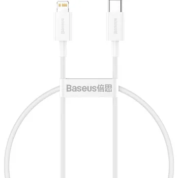 Datový kabel Baseus Superior CATLYS-02 kabel USB-C PD / Apple Lightning 20W / 0,25m / bílý