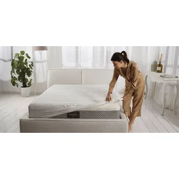 Prostěradlo Magniflex saténové prostěradlo 90 x 200 cm, 40 cm