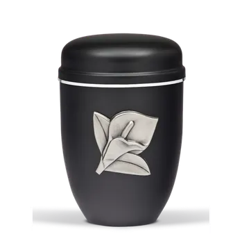 Smuteční dekorace Kovová urna Faith 3D - Kala