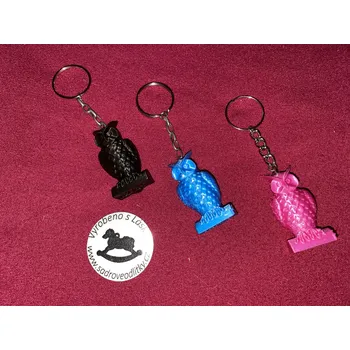 HandMade by VeJa Přívěšek na klíče - stojící sova