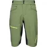 Pánské MTB šortky Klimatex EBONY 2XL Tmavě zelená, Černá, Světle zelená