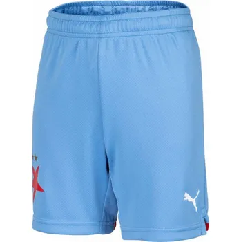 Chlapecké kraťasy Chlapecké fotbalové kraťasy Puma SKS AWAY SHORTS 164 Světle modrá, Bílá, Červená