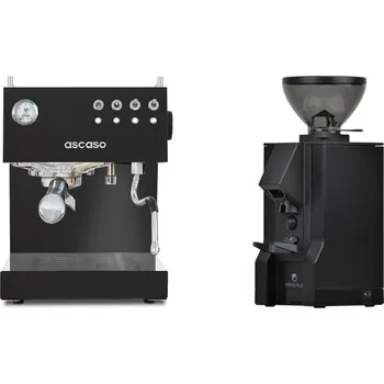 Kávovar Ascaso Steel DUO, Black + Eureka Mignon Manuale, BL black