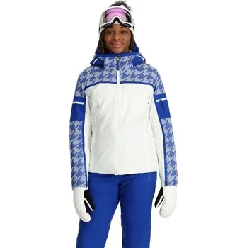 Dámská lyžařská bunda Spyder POISE 6 Bílá, Modrá