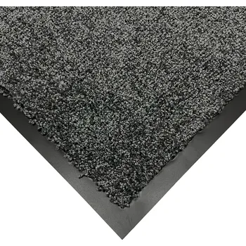 Rohožka Šedá vnitřní čistící vstupní rohož FLOMA Future - 60 x 90 x 0,5 cm