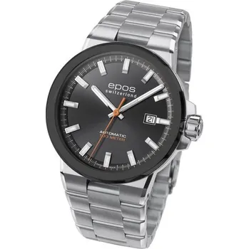 Hodinky Epos Sportive 3442.132.35.14.30 - Ocelový řemínek + 5 let záruka a dárek ZDARMA