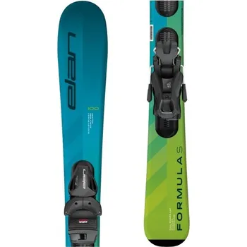 Sjezdové lyže Sjezdové lyže Elan FORMULA S JRS + EL 7.5 GW 150 Světle modrá, Zelená