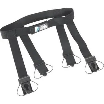 Hokejové podvazky Bauer GARTER BELT SR UNI Černá, Bílá