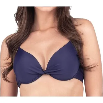 Podprsenka Dámská bikinová push-up podprsenka AQUOS TALISA XS Tmavě modrá