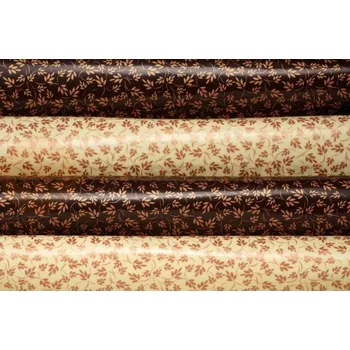 Čokoládová tyčinka Transferová fólie, listí a květy, 2 vzory, 30x40 cm | MODECOR, 81365