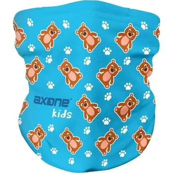 Nákrčník Chlapecký zimní nákrčník AXONE BEAR UNI Modrá, Hnědá, Bílá