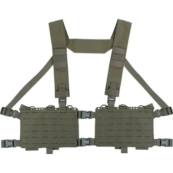 Wosport WST dělený taktický Chest rig Alpha - Ranger Green