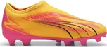 Juniorské kopačky Puma ULTRA MATCH LL FG/AG 4 Žlutá, Růžová, Černá