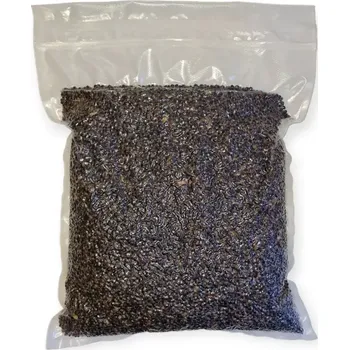 Návnadová surovina Vařené konopné seminko vakuově balené 1kg (Konopné semínko pro rybáře, bez chemických konzervantů.)