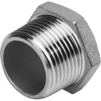 Fitinka TS Zátka vnější šestihran R 3/8", nerez 1.4408