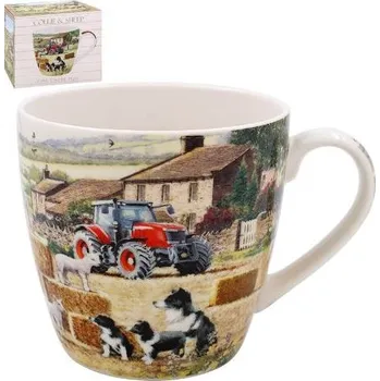 Leonardo, Anglie Leonardo - Porcelánový hrnek Border Colie, statek v dárkovém balení - 450 ml