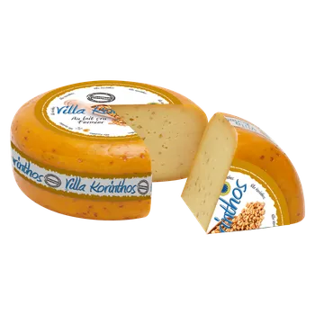 Villa Korinthos Kravská gouda s koriandrem Hmotnost: celý koláč
