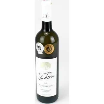 Víno Rulandské šedé - výběr z hroznů polosuché - vinařství Vrba - 0.75 l