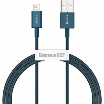 Datový kabel Kabel USB na iP 2,4A 1m (modrý)