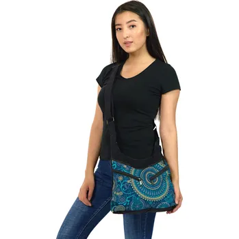 Himalife Crossbody kabelka Hiva petrolejová