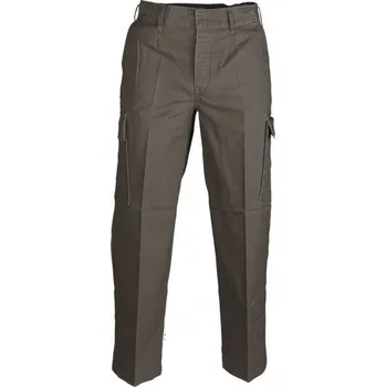 Pánské oblečení MIL-TEC Kalhoty BW typ moleskin předeprané ZELENÉ ZELENÁ - OLIV 1