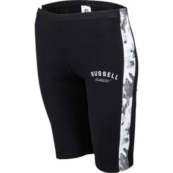 Dámské kraťasy Dámské šortky Russell Athletic BIKE PRINT SHORT L Černá, Bílá, Šedá