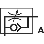 Parker Ventil škrtící jednostranný - spojení vnitřní a vnější BSPP závit - 3/8"