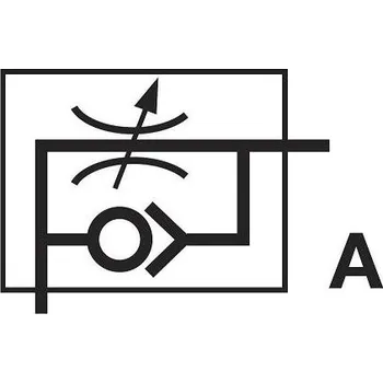 Ventil Parker Ventil škrtící jednostranný - spojení vnitřní a vnější BSPP závit - 3/8"