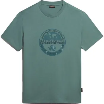 Pánské tričko Pánské tričko Napapijri S-BOLLO SS 1 S Tmavě zelená