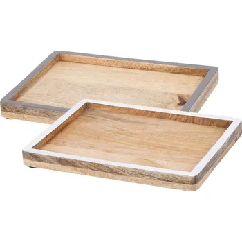 Dřevěný tác 230x25x175 mm, přírodní