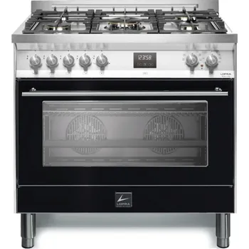 Sporák Lofra PNMG96WMFT/AEO sporák 90 cm černý matný