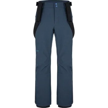 Snowboardové kalhoty Pánské lyžařské softshellové kalhoty LOAP LUPOUN XL Tmavě modrá, Černá