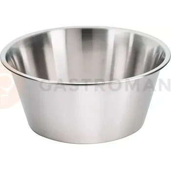 Nerezový dřez Kuchyňská ocelová mísa, saténová, prům. 300 mm, 7 l | STALGAST, 081301