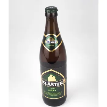 Pivo Klášter 11°- světlý ležák 4.6% - Klášter - 0.5L