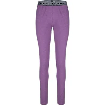 Dámské kalhoty Dámské termo kalhoty LOAP PETLA XL Fialová, Šedá