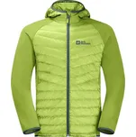 Pánská outdoorová zateplená bunda Jack Wolfskin ROUTEBURN PRO HYBRID M XXL Zelená