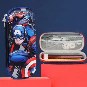 Penál Marvel dětský studentský penál Avengers velký | pouzdro na tužky - 7,20 cm