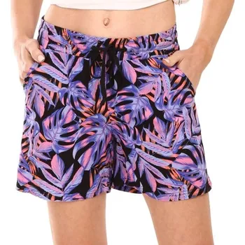 Dámské plátěné šortky Willard JERDA 36 Fialová, Černá, Lososová