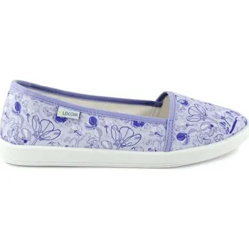 Dámské baleríny Dámské espadrilky Oldcom ESPADRILKY PRINT 41 Fialová, Bílá